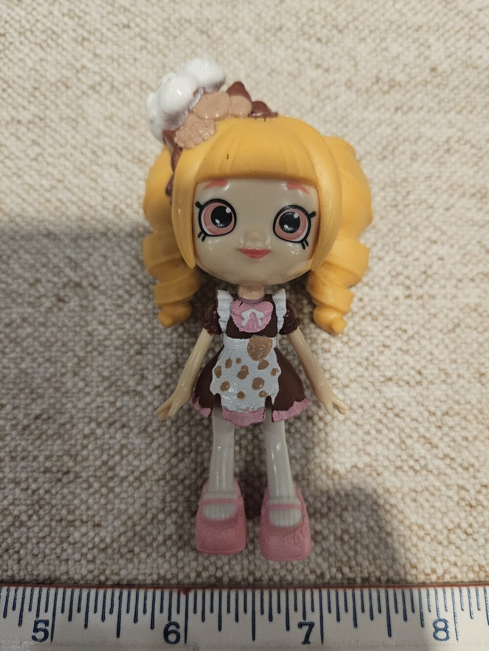 Shoppie Shopkins Small Mini 3” Doll Figure Coco Cookie